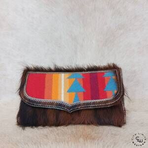 NEW THE WHOLE HERD women's pendleton wallet in american brindle